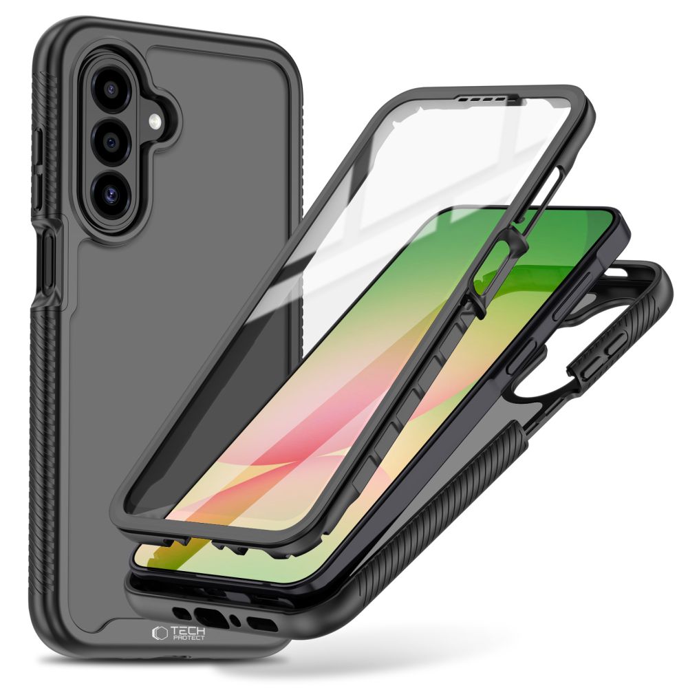 Tech-Protect Defense dėklas Samsung Galaxy A36 / A56 / A27 / A37 5G - juodas matinis -- Samsung Galaxy A36 5G / Samsung...