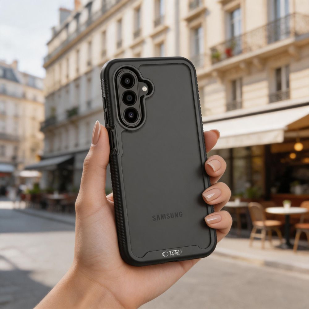 Tech-Protect Defense dėklas Samsung Galaxy A36 / A56 / A27 / A37 5G - juodas matinis -- Samsung Galaxy A36 5G / Samsung...