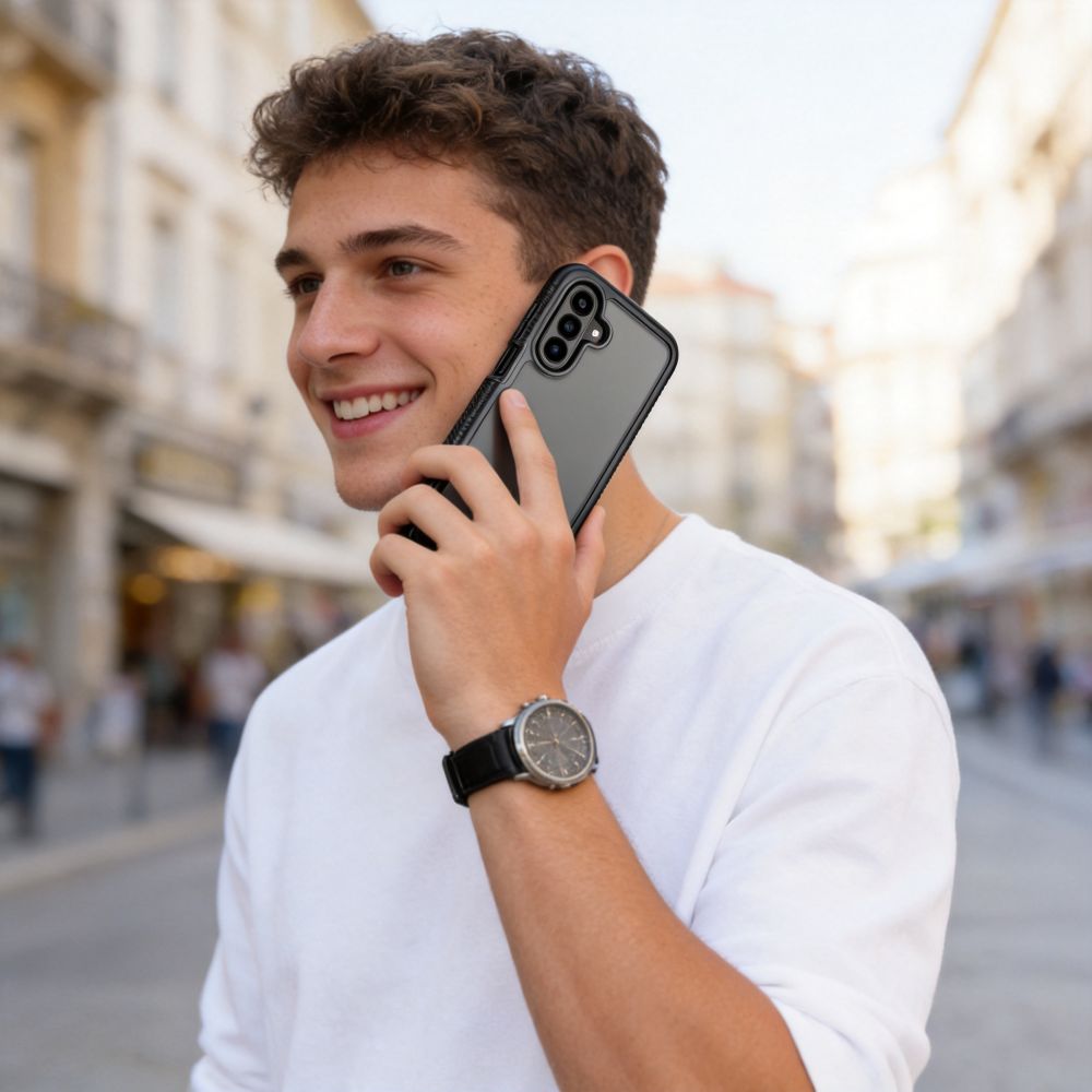 Tech-Protect Defense dėklas Samsung Galaxy A36 / A56 / A27 / A37 5G - juodas matinis -- Samsung Galaxy A36 5G / Samsung...