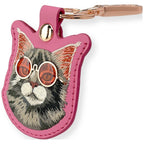 Nimmy Glasses Cool and Cute Cat dėklas lokalizatoriui - rožinis -- Cell phone cases and covers