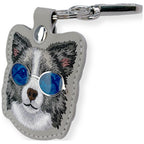 Nimmy Glasses Cool and Cute Dog dėklas lokalizatoriui - pilkas -- Cell phone cases and covers