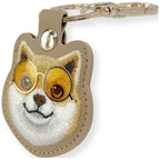 Nimmy Glasses Cool Dog dėklas lokalizatoriui - rudas -- Cell phone cases and covers