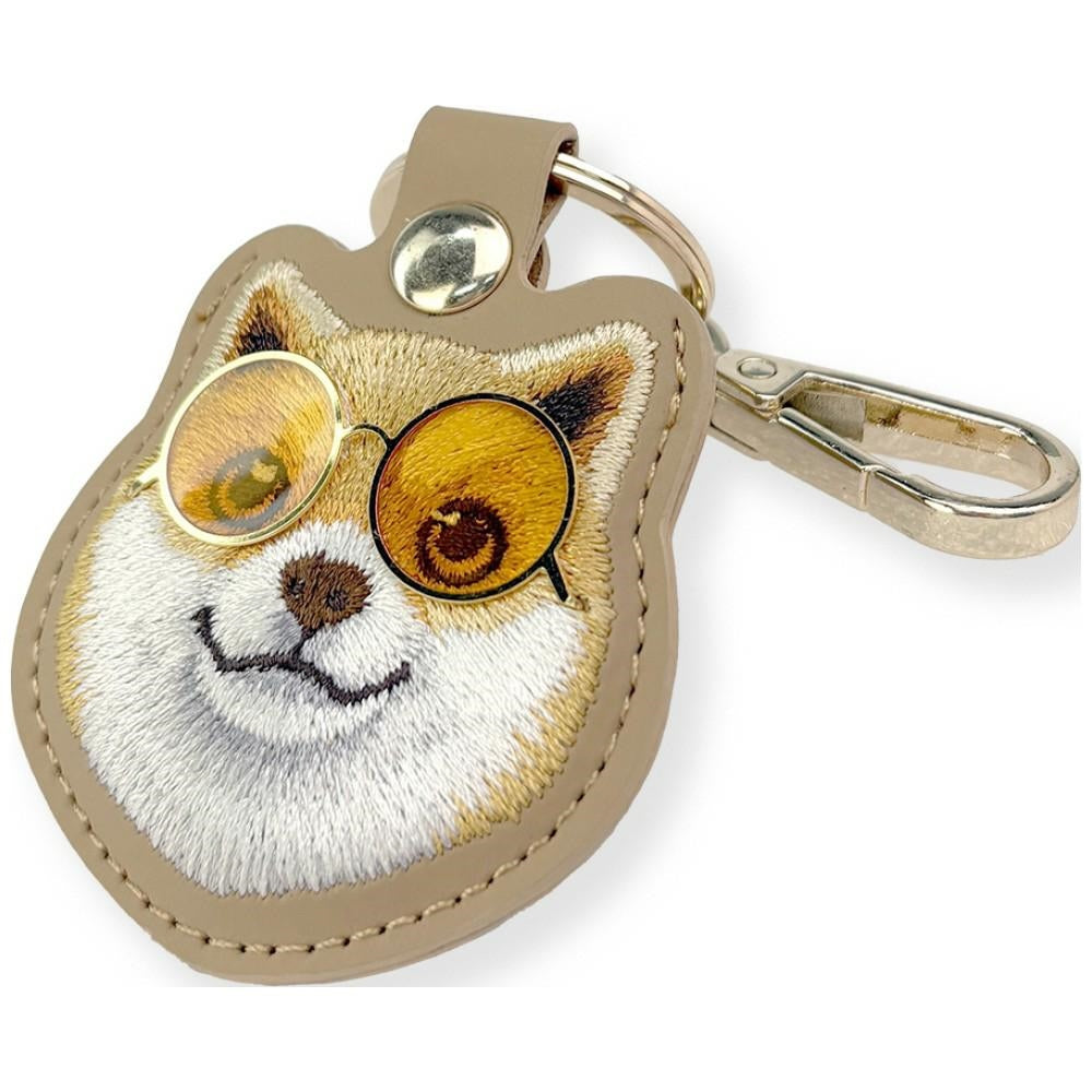 Nimmy Glasses Cool Dog dėklas lokalizatoriui - rudas -- Cell phone cases and covers