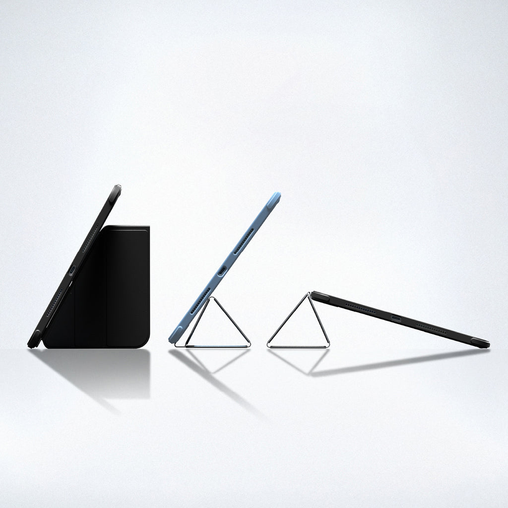 AMAZINGTHING Titan Pro Case dėklas iPad A16 11" su 720° sukamu stovu ir rašiklio atkaba – juoda -- iPad A16 11"