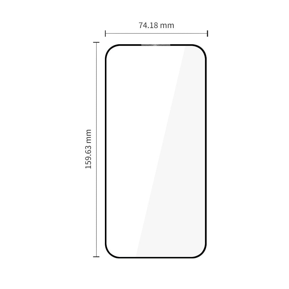 Tech-Protect Glass Fit+ 2 vnt. grūdintas stiklas skirtas OnePlus Nord 6 – juodas -- OnePlus Nord 6
