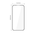 Tech-Protect Glass Fit+ 2 vnt. grūdintas stiklas skirtas OnePlus Nord 6 – juodas -- OnePlus Nord 6