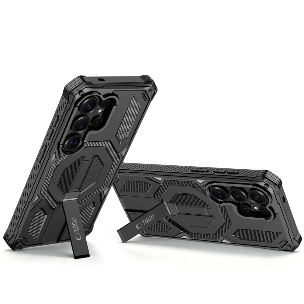 Tech-Protect MagBlast MagSafe dėklas + grūdintas stiklas 2-Pack Samsung Galaxy S26 Ultra - juodas -- Samsung Galaxy S26 Ultra