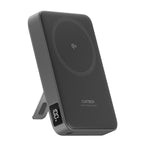 Cuktech WPB100 10000 mAh Qi2 magnetinė išorinė baterija 30W su stovu - juoda -- Powerbanks