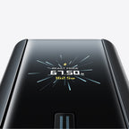 Cuktech PB200U išorinė baterija 210W 20000mAh 2x USB-C + USB-A su TFT ekranu ir 240W USB-C kabeliu - juoda -- Powerbanks