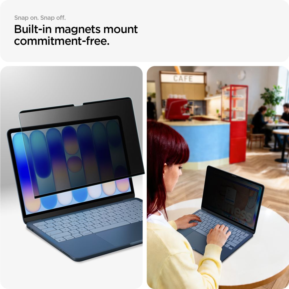 Spigen SafeView privatumo plėvelė MacBook Neo 13" 2026 -- MacBook Neo 13" 2026
