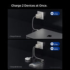 Tinklo įkroviklis Spigen Essential EE472EU-GAN 2 prievadai 47W - titano spalvos -- Cell phone chargers