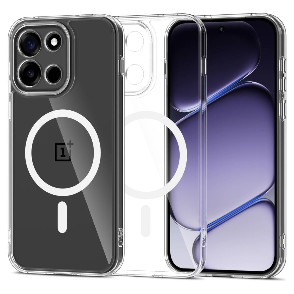 Dėklas Tech-Protect FlexAir Hybrid MagSafe OnePlus Nord 6 - skaidrus -- OnePlus Nord 6