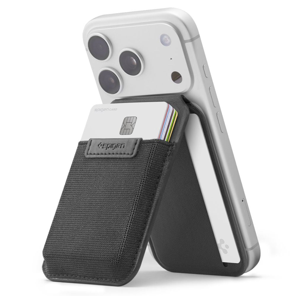 Spigen Slim Fold S314-4 MagSafe Telefonų Piniginė - Juoda -- Uncategorized