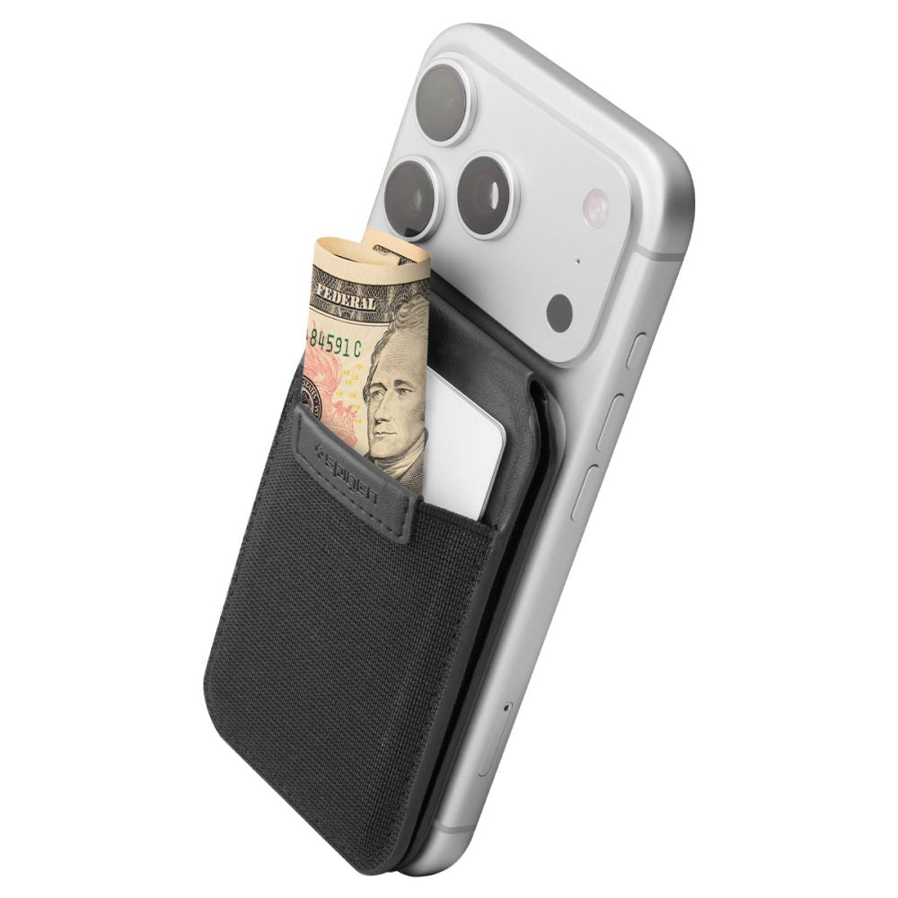 Spigen Slim Fold S314-4 MagSafe Telefonų Piniginė - Juoda -- Uncategorized