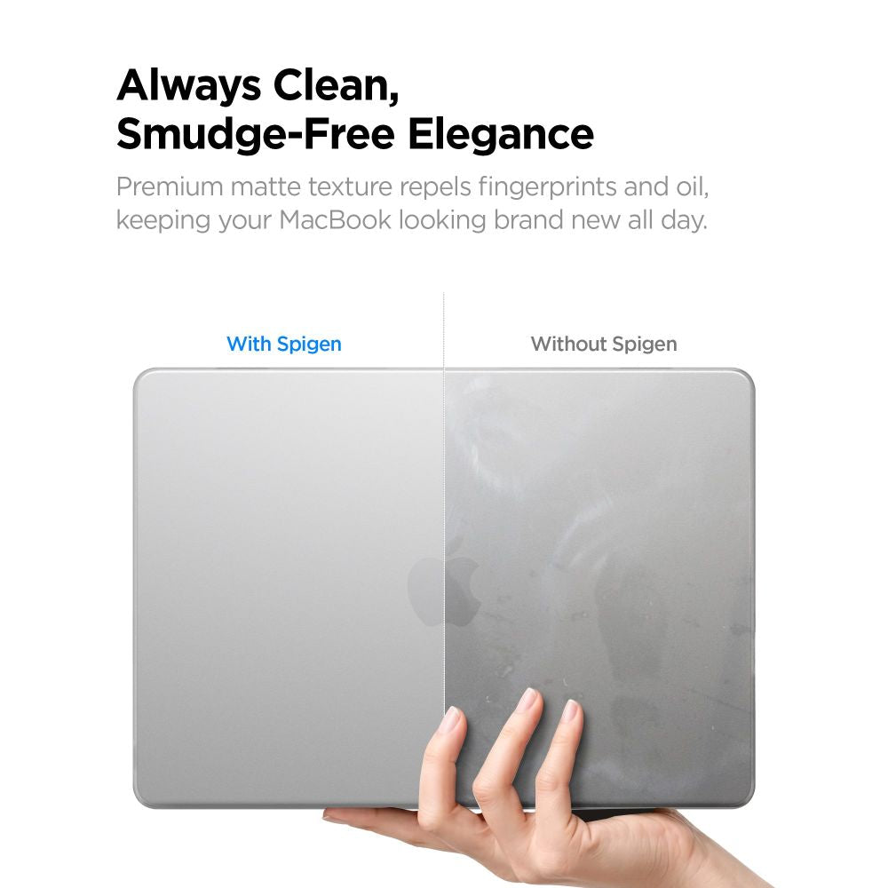Dėklas Spigen AirSkin MacBook Air 13" 2023 / 2024 / 2025 / 2026 - skaidrus -- MacBook Air 13" 2023/2024/2025/2026