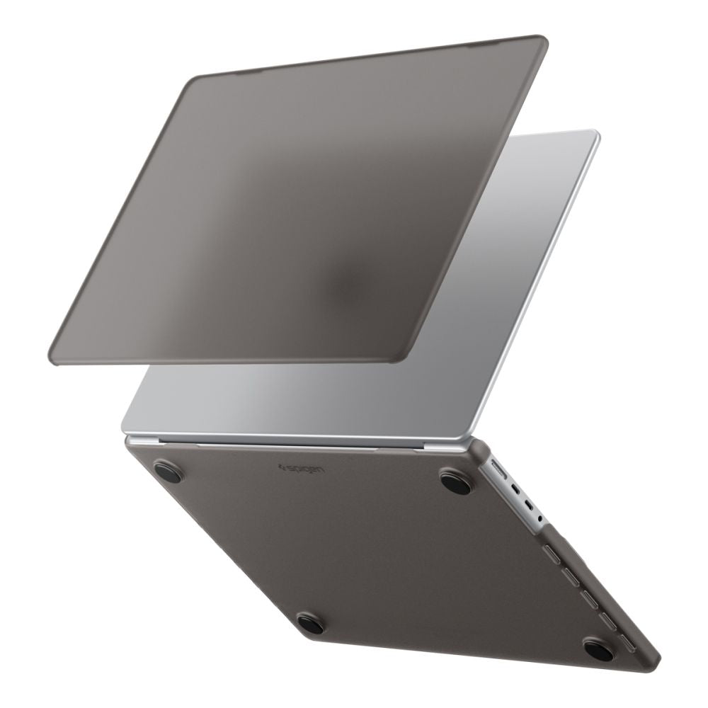 Dėklas Spigen AirSkin MacBook Pro 14" 2021 / 2023 / 2024 / 2025 / 2026 - pusiau skaidrus -- MacBook Pro 14"...