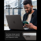 Dėklas Spigen AirSkin MacBook Pro 14" 2021 / 2023 / 2024 / 2025 / 2026 - pusiau skaidrus -- MacBook Pro 14"...