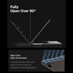 Spigen AirSkin dėklas MacBook Pro 16" 2021 / 2023 / 2024 / 2025 / 2026 - pusiau permatomas -- MacBook Pro 16"...