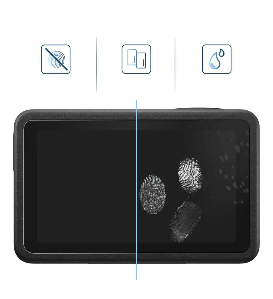 Grūdintas stiklas Tech-Protect Glass Fit+ 2-Set skirtas DJI Osmo Action 6 -- DJI Osmo Action 6
