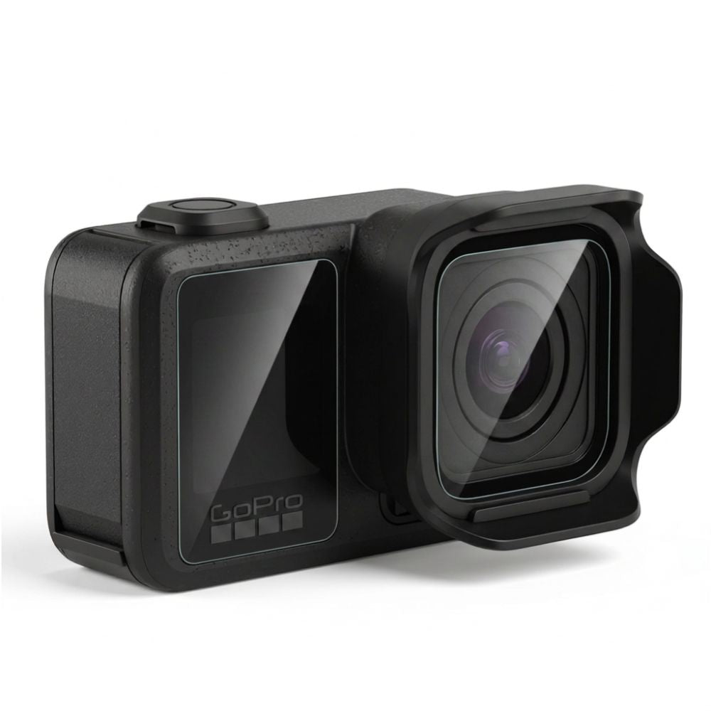 Apsauginis rinkinys Tech-Protect Glass Fit+ 2-Set stiklas + plėvelė skirtas GoPro Mission 1 / Pro -- GoPro Mission 1 /...