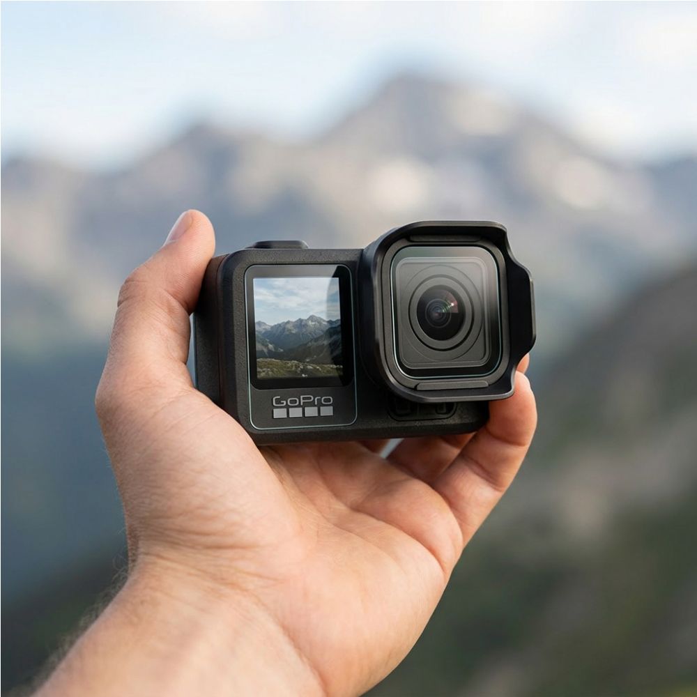 Apsauginis rinkinys Tech-Protect Glass Fit+ 2-Set stiklas + plėvelė skirtas GoPro Mission 1 / Pro -- GoPro Mission 1 /...
