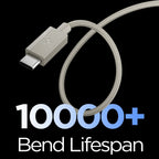 Laidas Spigen Essential EB6015CC USB-C 60W 150 cm - titano spalvos -- Cell phone cables