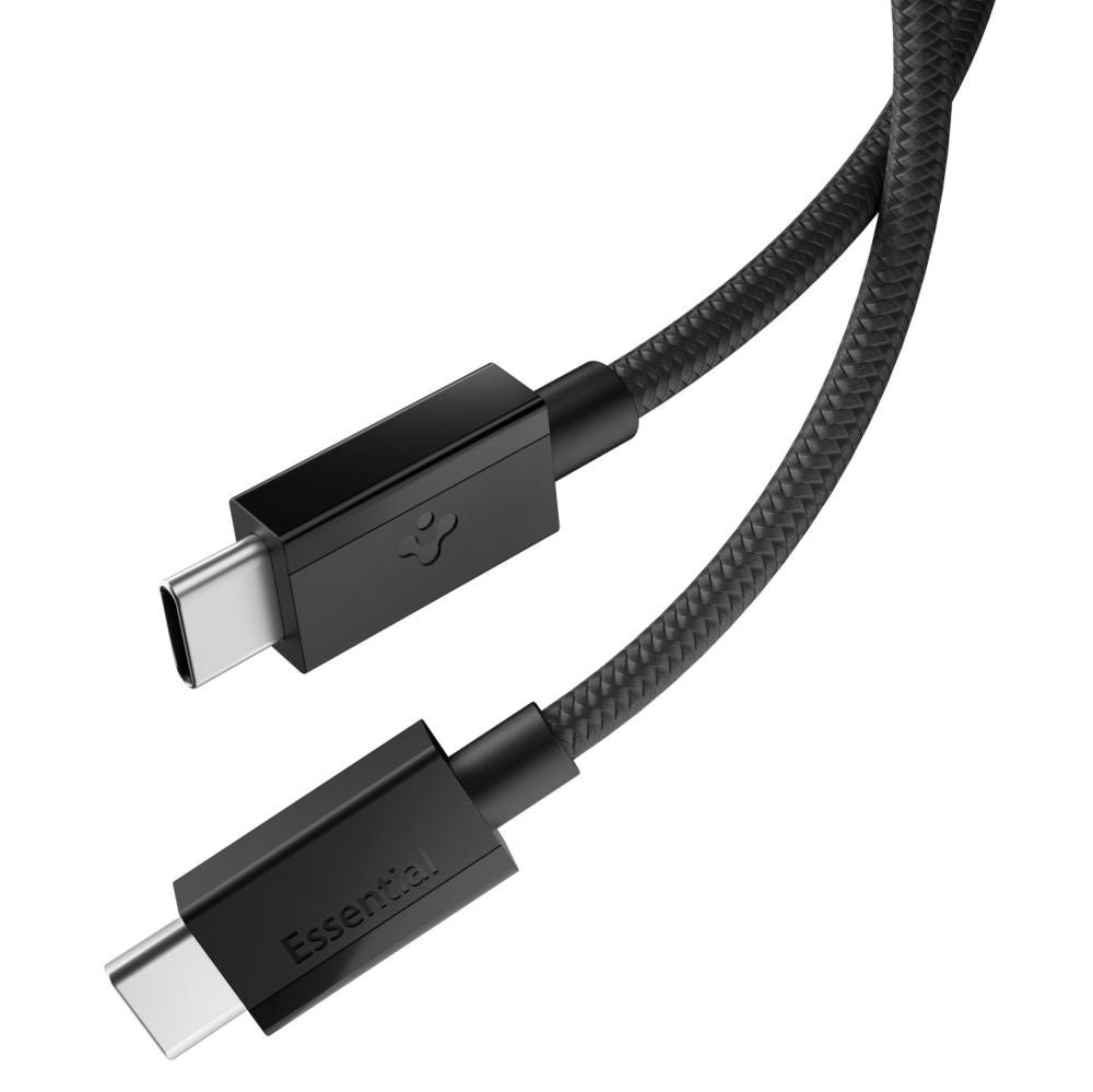 Laidas Spigen Essential EB6015CC USB-C 60W 150 cm - juodas -- Cell phone cables
