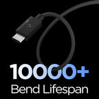 Laidas Spigen Essential EB6015CC USB-C 60W 150 cm - juodas -- Cell phone cables