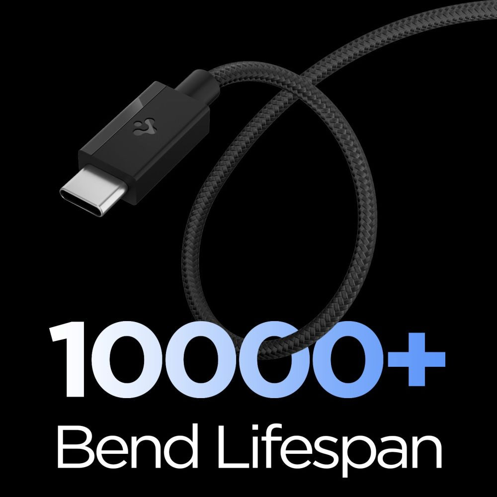 Laidas Spigen Essential EB6015CC USB-C 60W 150 cm - juodas -- Cell phone cables