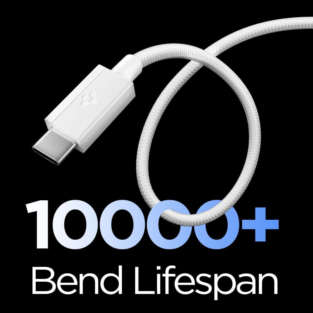 Laidas Spigen Essential EB6015AC USB-C 60W 150 cm - baltas -- Cell phone cables