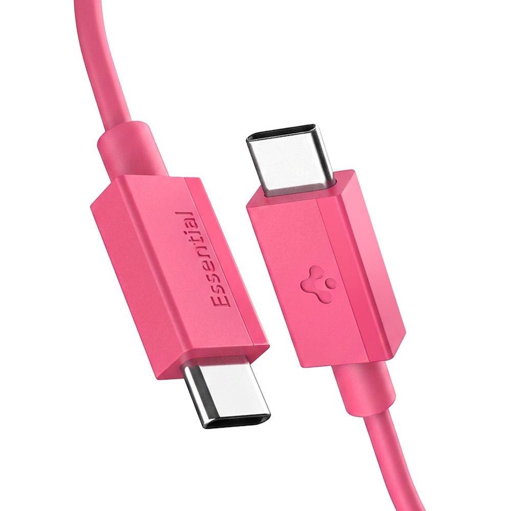 Laidas Spigen Essential EB6015CC USB-C 60W 100 cm - rožinis -- Cell phone cables