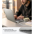 Spigen Urban Fit dėklas MacBook Air 15" 2023 / 2024 / 2025 / 2026 - pilkas -- MacBook Air 15" 2023/2024/2025/2026