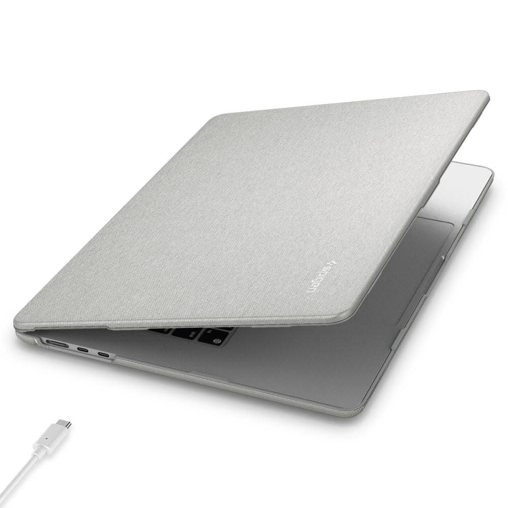 Spigen Urban Fit dėklas MacBook Air 15" 2023 / 2024 / 2025 / 2026 - pilkas -- MacBook Air 15" 2023/2024/2025/2026