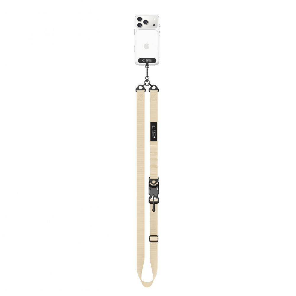 Tech-Protect C9S Rope Crossbody Telefono Dirželis - Smėlinė -- Other phone accessories