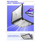 Supcase Unicorn Beetle Pro dėklas MacBook Neo 13" 2026 – skaidrus-juodas -- MacBook Neo 13" 2026