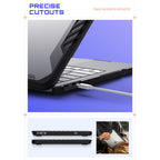Supcase Unicorn Beetle Pro dėklas MacBook Neo 13" 2026 – skaidrus-juodas -- MacBook Neo 13" 2026