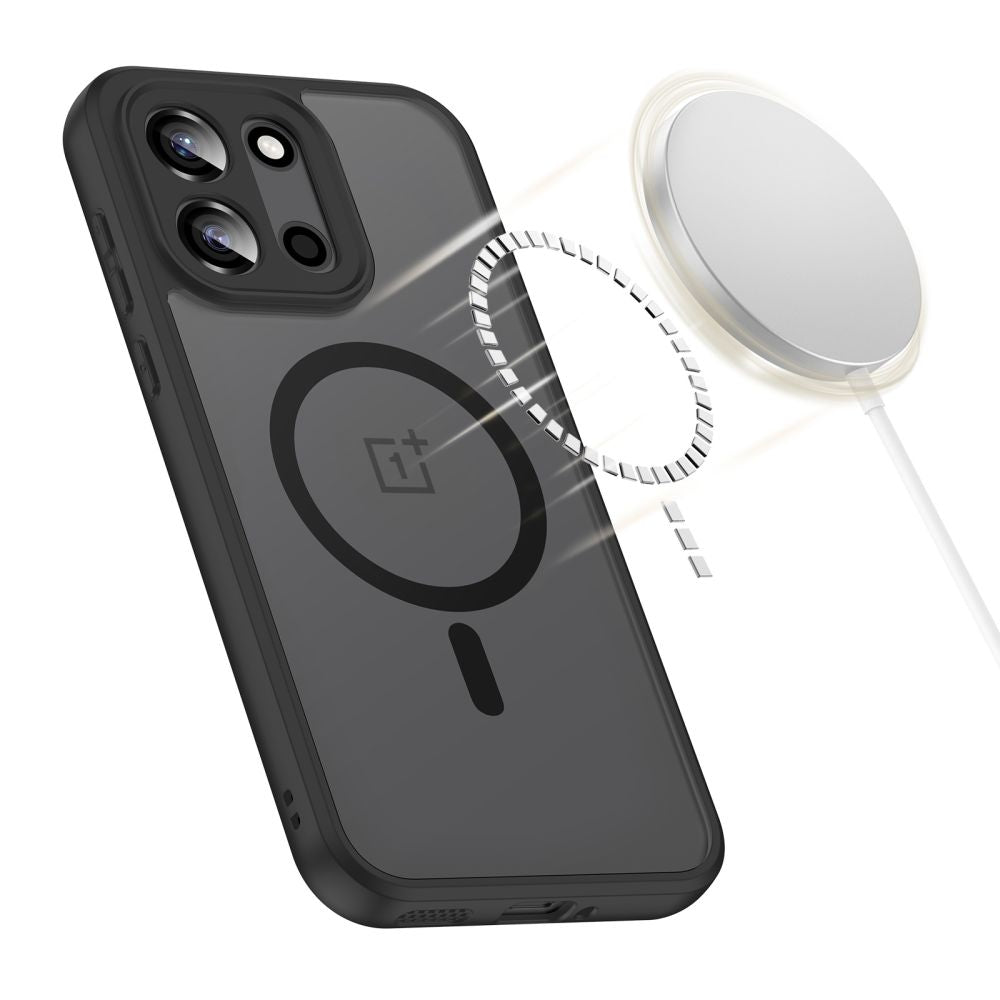Tech-Protect Magmat MagSafe dėklas OnePlus Nord 6 – matinė juoda -- OnePlus Nord 6