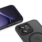 Tech-Protect Magmat MagSafe dėklas OnePlus Nord 6 – matinė juoda -- OnePlus Nord 6