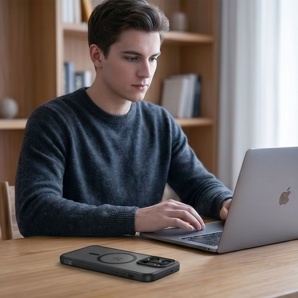 Tech-Protect Magmat MagSafe dėklas OnePlus Nord 6 – matinė juoda -- OnePlus Nord 6