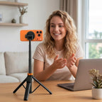 Savifotografinis lazdas Tech-Protect L03S MagSafe Bluetooth savifotografinis lazdas su trikoja – juodas -- Selfie Sticks...