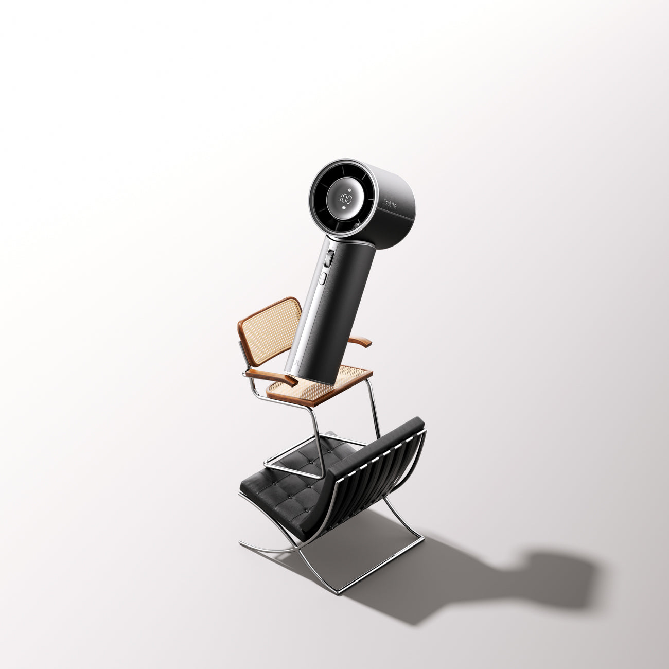 Jisulife Handheld Fan Pro1 Mini 4250mAh USB-C nešiojamasis ventiliatorius-pūtimas - juodas -- Handheld Fans