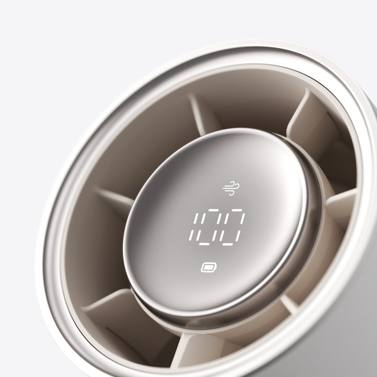 Jisulife Handheld Fan Pro1 Mini 4250mAh USB-C nešiojamas ventiliatorius - Baltas -- Handheld Fans