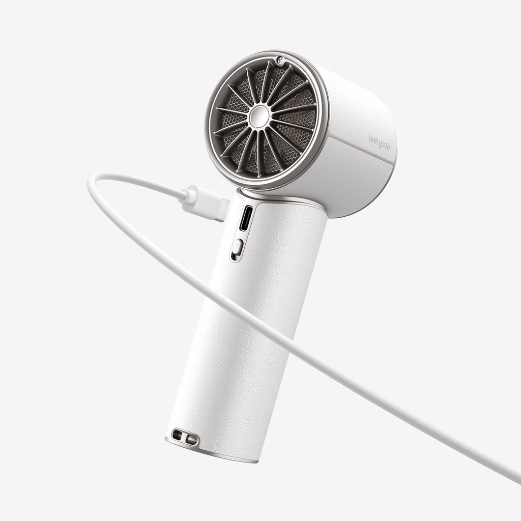 Jisulife Handheld Fan Pro1 Mini 4250mAh USB-C nešiojamas ventiliatorius - Baltas -- Handheld Fans