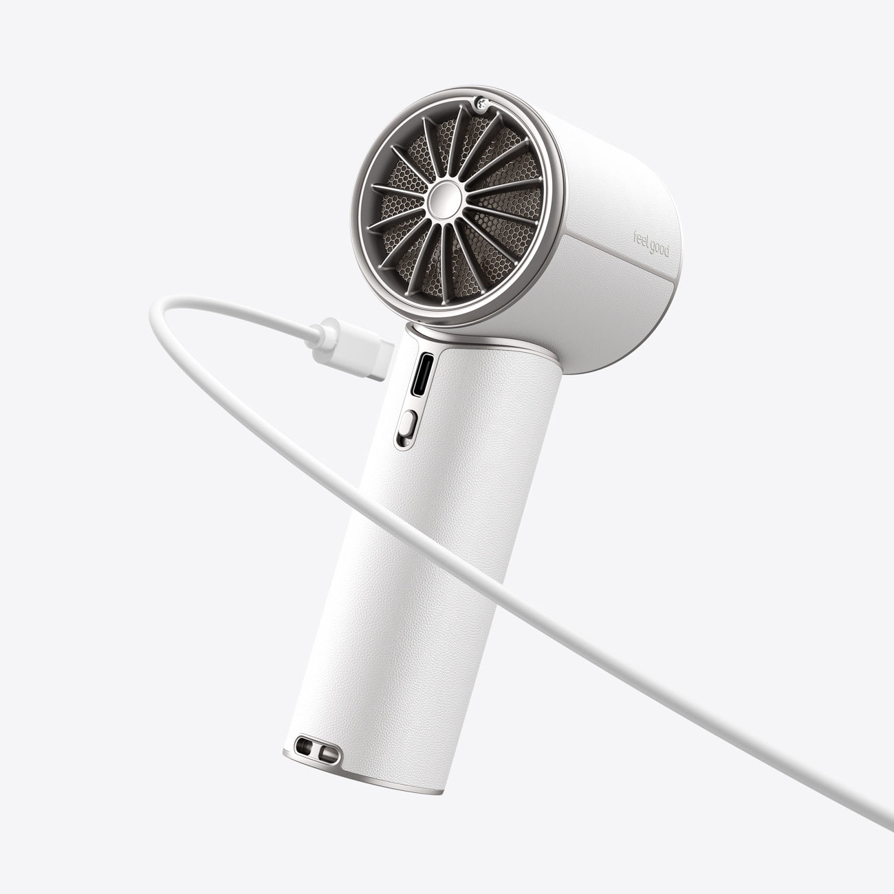 Jisulife Handheld Fan Pro1 Mini 4250mAh USB-C nešiojamas ventiliatorius - Baltas -- Handheld Fans