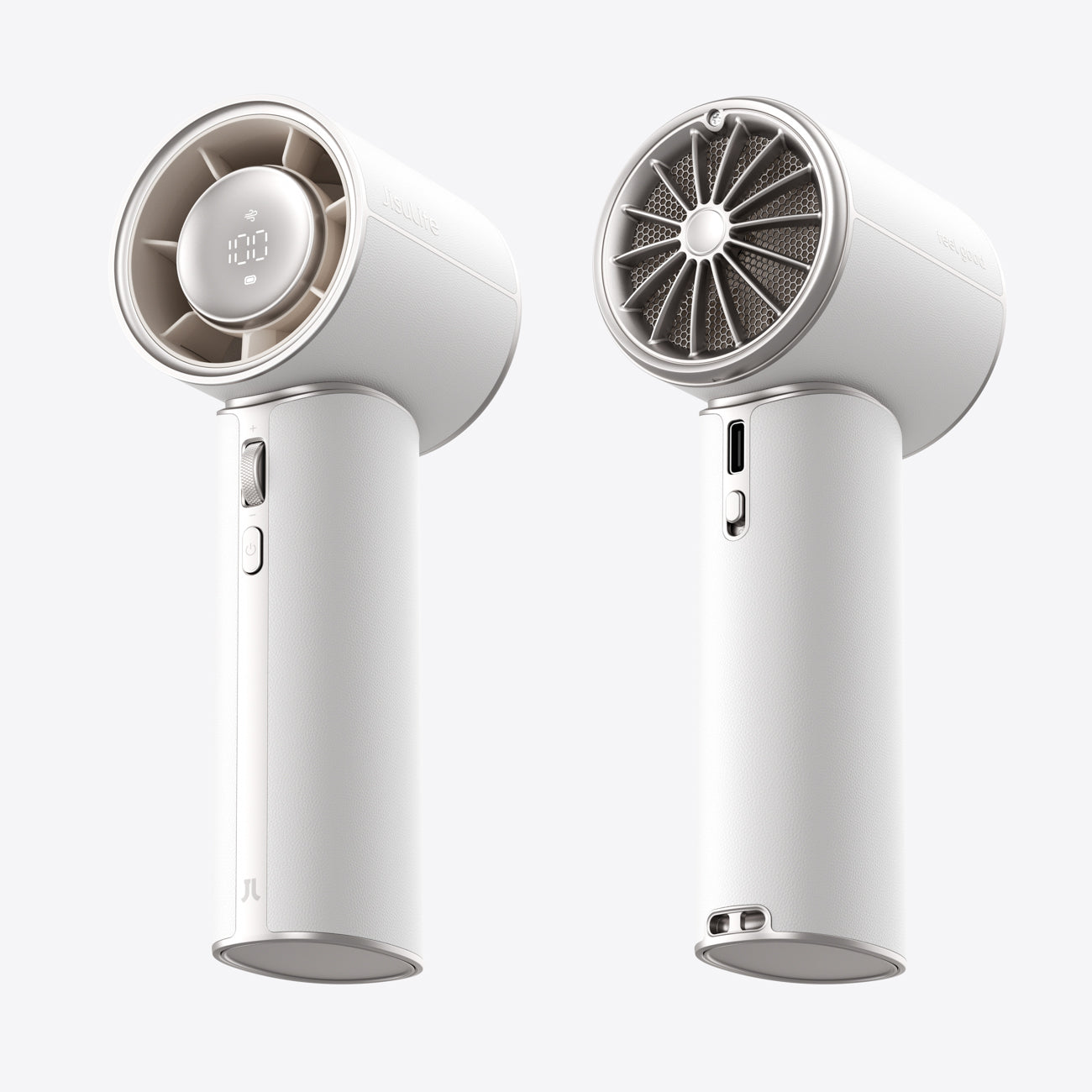 Jisulife Handheld Fan Pro1 Mini 4250mAh USB-C nešiojamas ventiliatorius - Baltas -- Handheld Fans