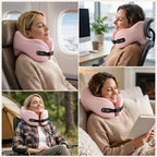 Tech-Protect ComfortRest Kelionės pagalvė - Rožinė -- Uncategorized