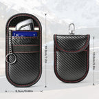 Tech-Protect KLR100 RFID apsauginis raktų dėkliukas – juodai raudonas -- Cell phone cases and covers