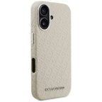 Karl Lagerfeld FW Stamped Karl MagSafe iPhone 16 dėklas - Smėlinė -- iPhone 16