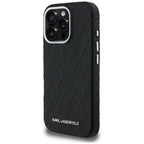 Karl Lagerfeld FW Stamped Karl MagSafe dėklas iPhone 16 Pro - Juodas -- iPhone 16 Pro
