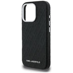 Karl Lagerfeld FW Stamped Karl MagSafe dėklas iPhone 16 Pro - Juodas -- iPhone 16 Pro